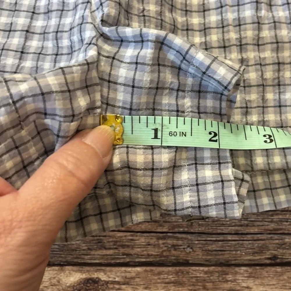 Urban Outfitters Plaid Paperbag Waist Tie Shorts High Rise Cottagecore‎ Preppy S